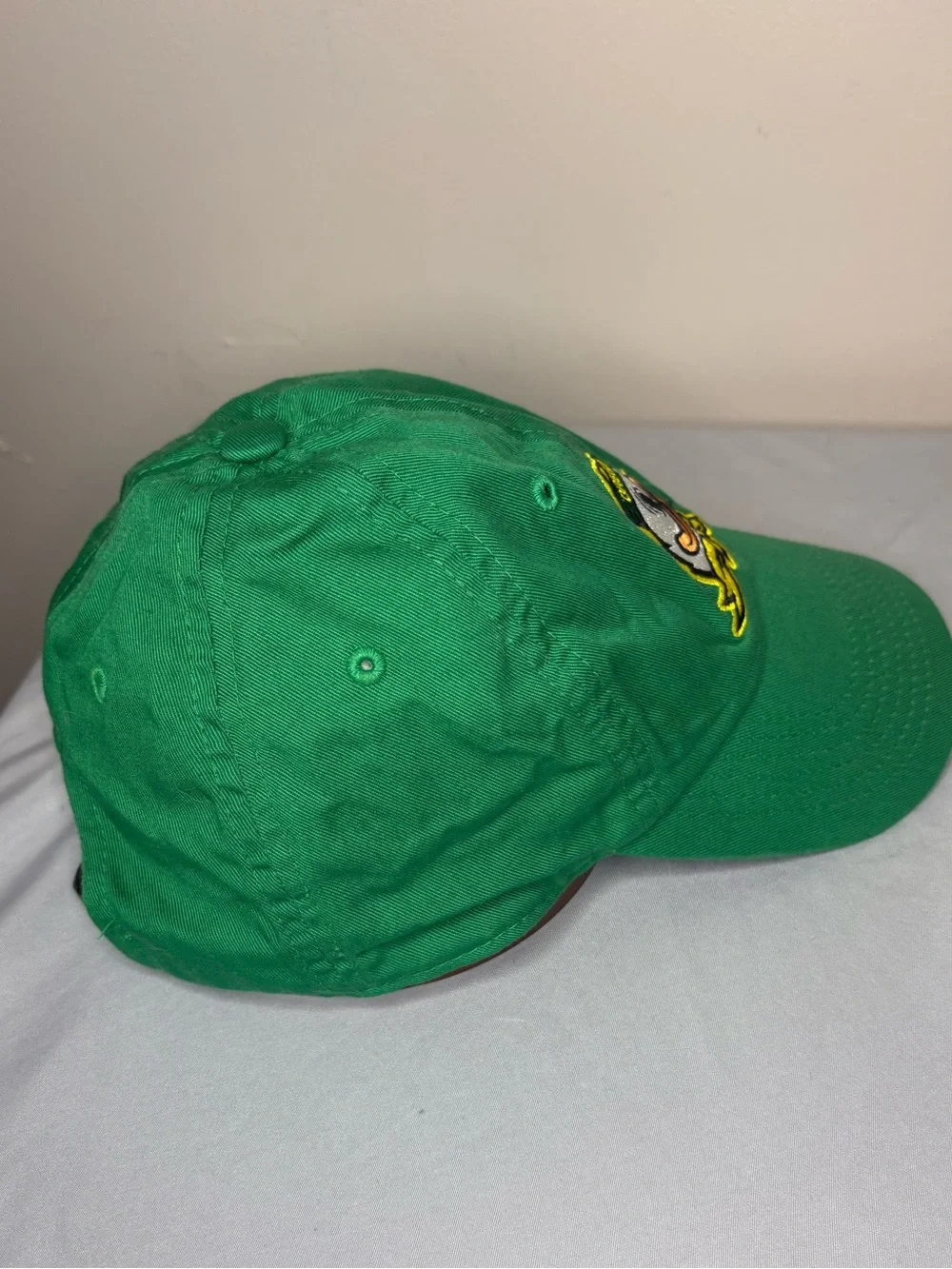 Oregon Ducks Green Duck Logo Baseball Cap